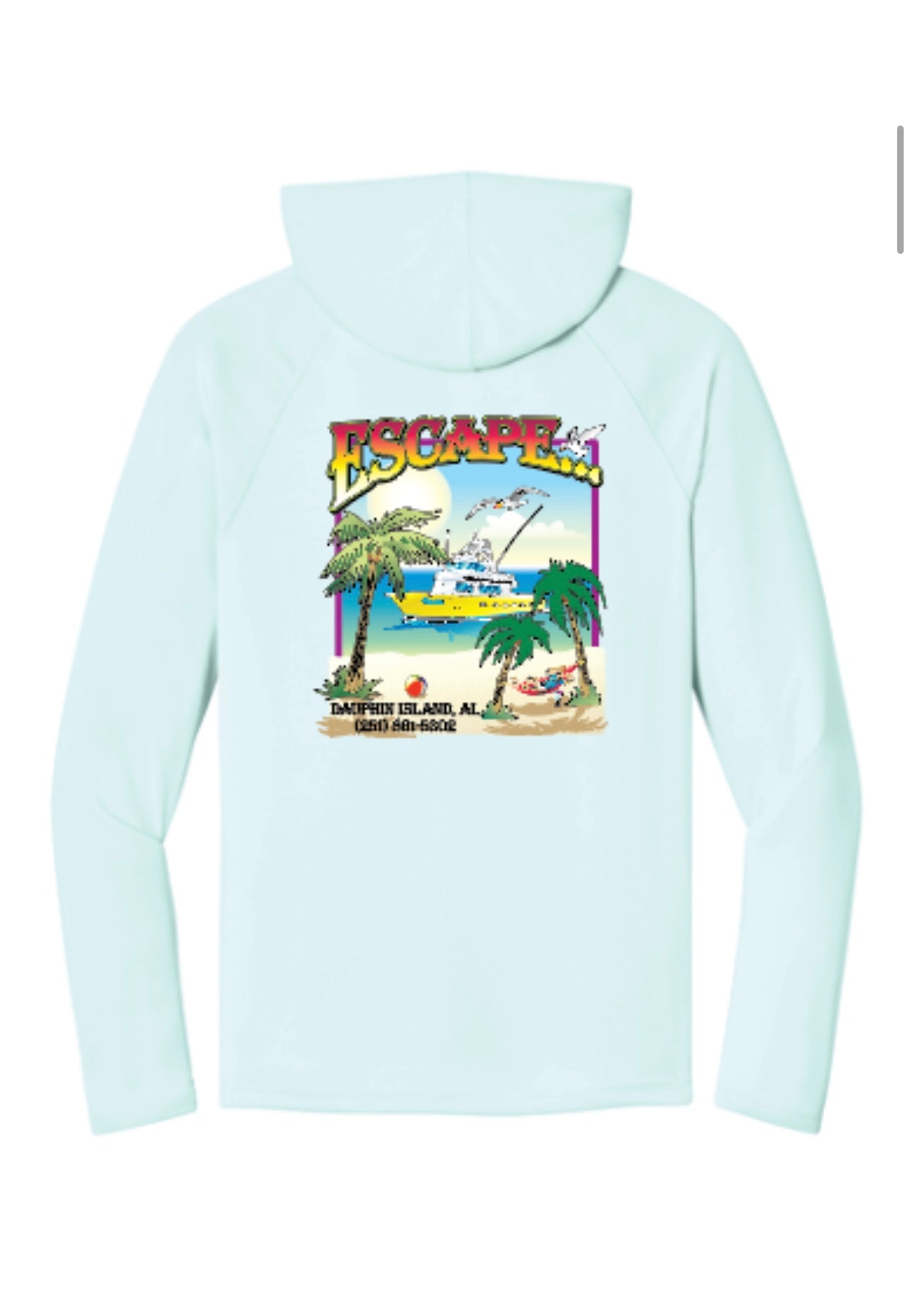 Hooded Dry Fit Long Sleeve with Original Escape Design