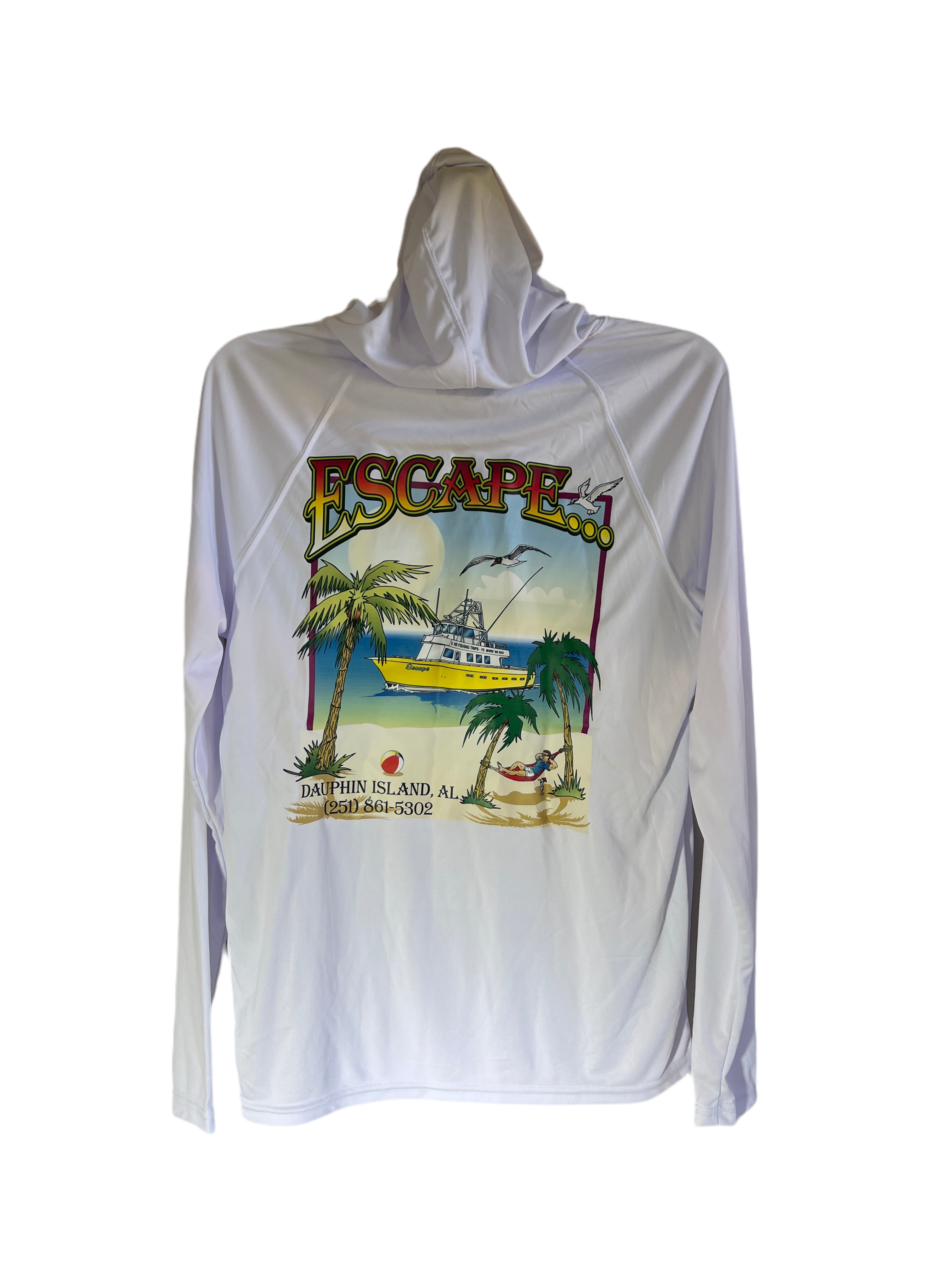 Hooded Dry Fit Long Sleeve with Original Escape Design