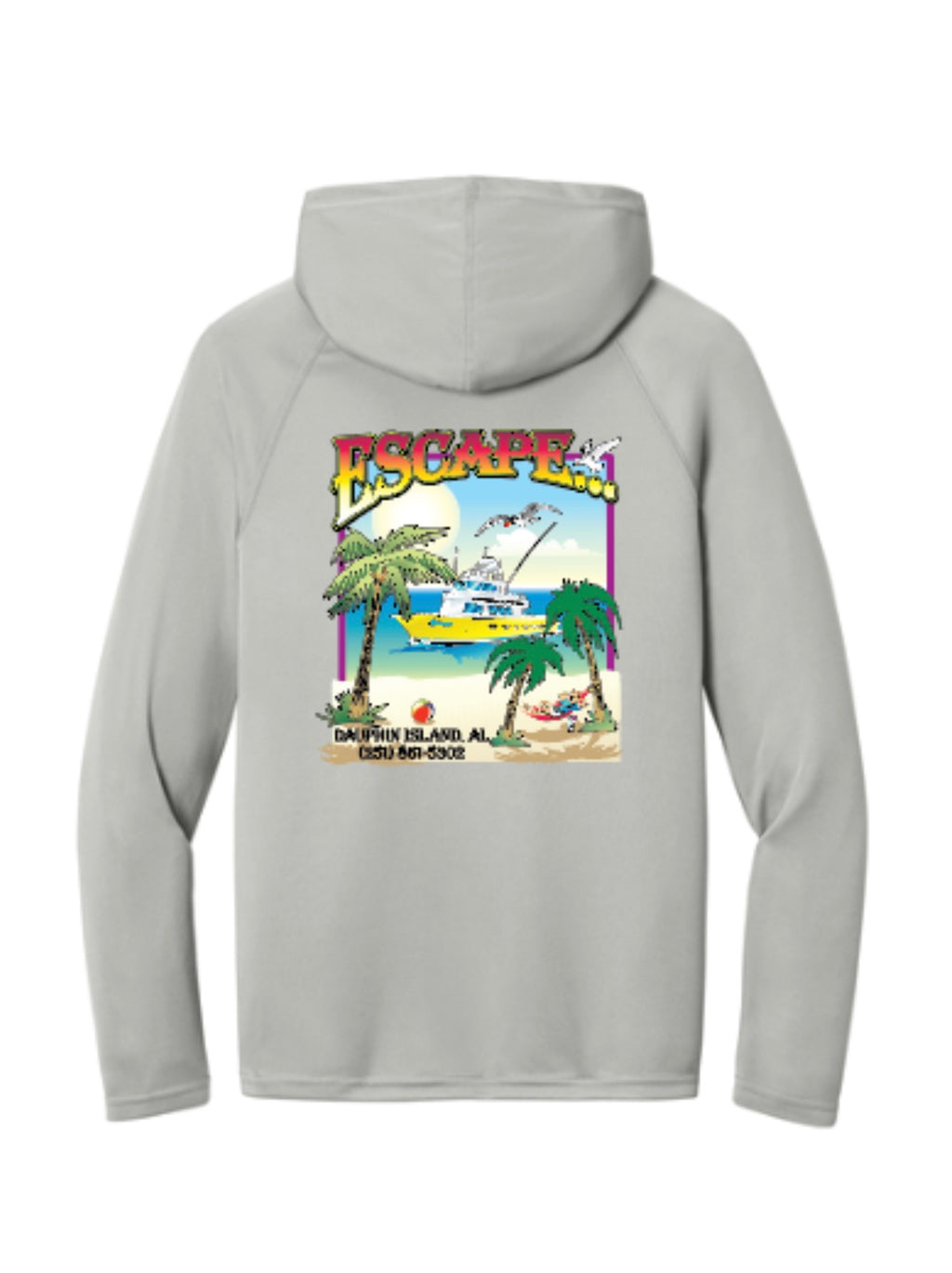 Hooded Dry Fit Long Sleeve with Original Escape Design
