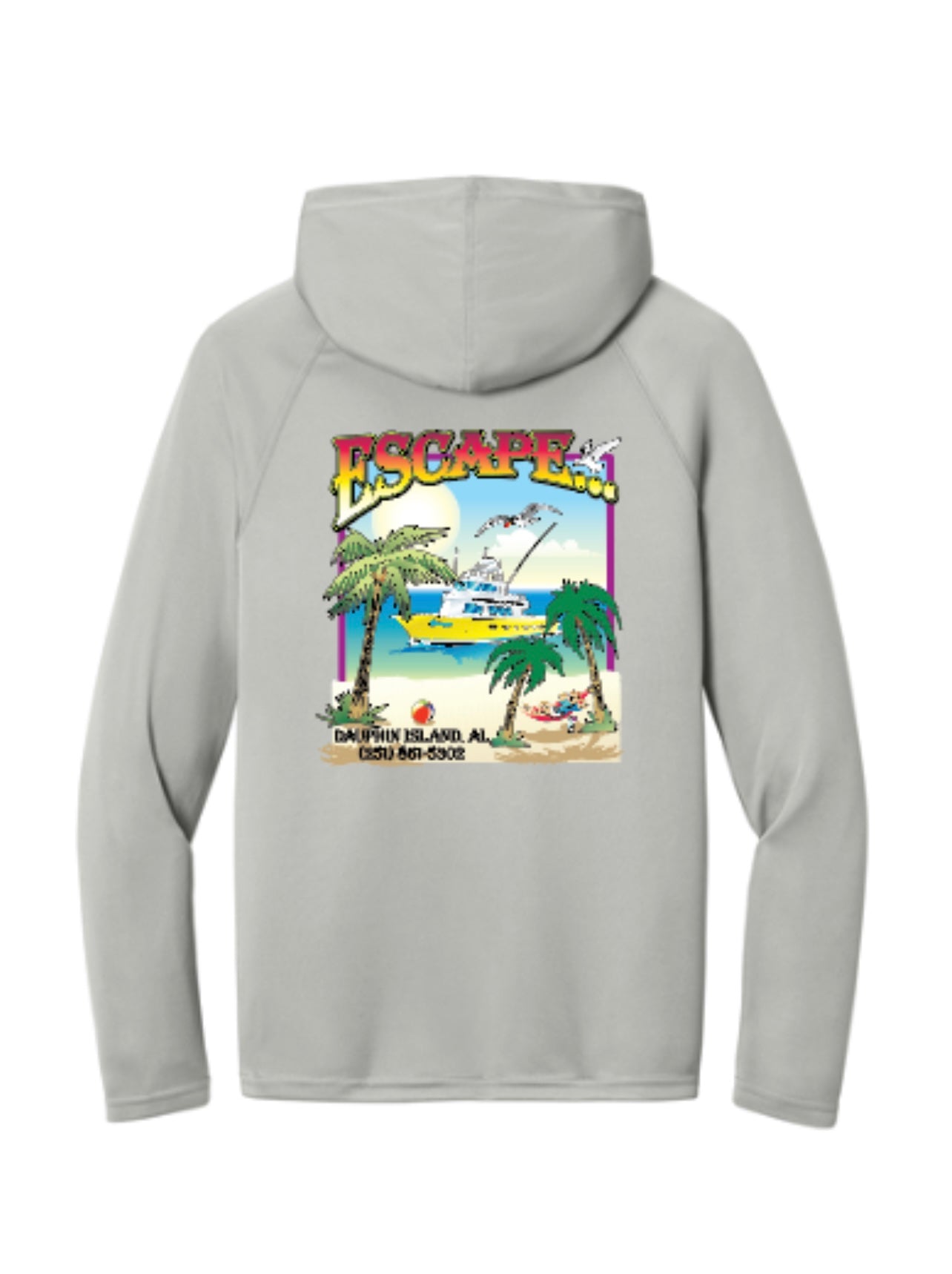 Hooded Dry Fit Long Sleeve with Original Escape Design